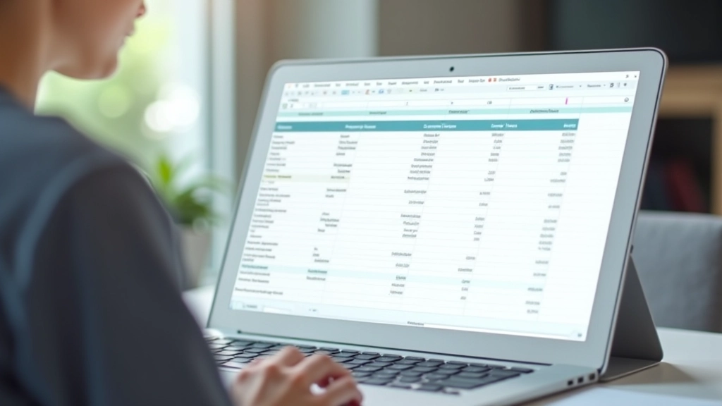 Screenshot einer strukturierten Excel-Haushaltsbuch-Vorlage mit Kategorien, Eingabefeldern und automatischen Berechnungen