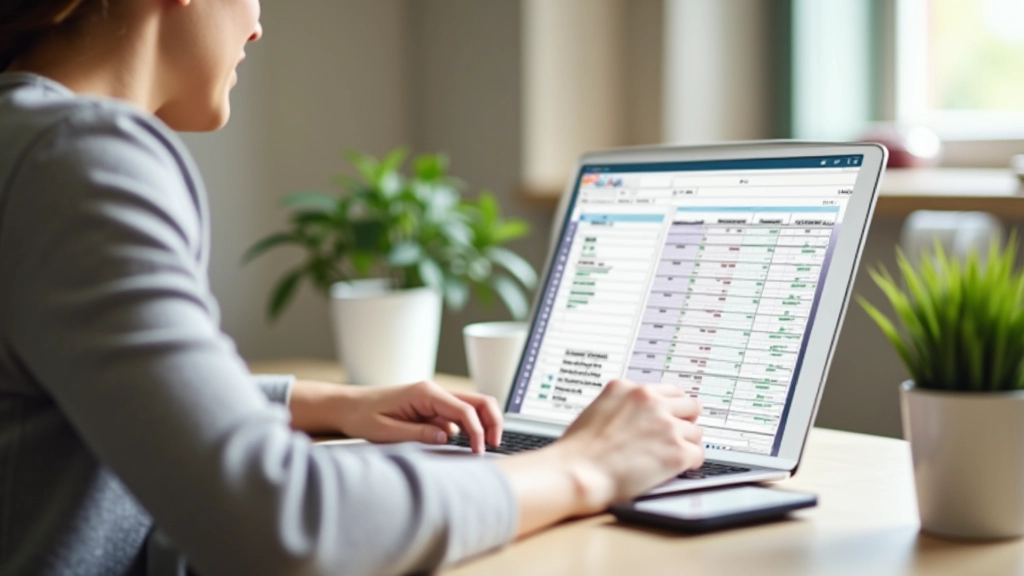 Excel-Vorlage für digitales Haushaltsbuch mit Budget-Tracking
